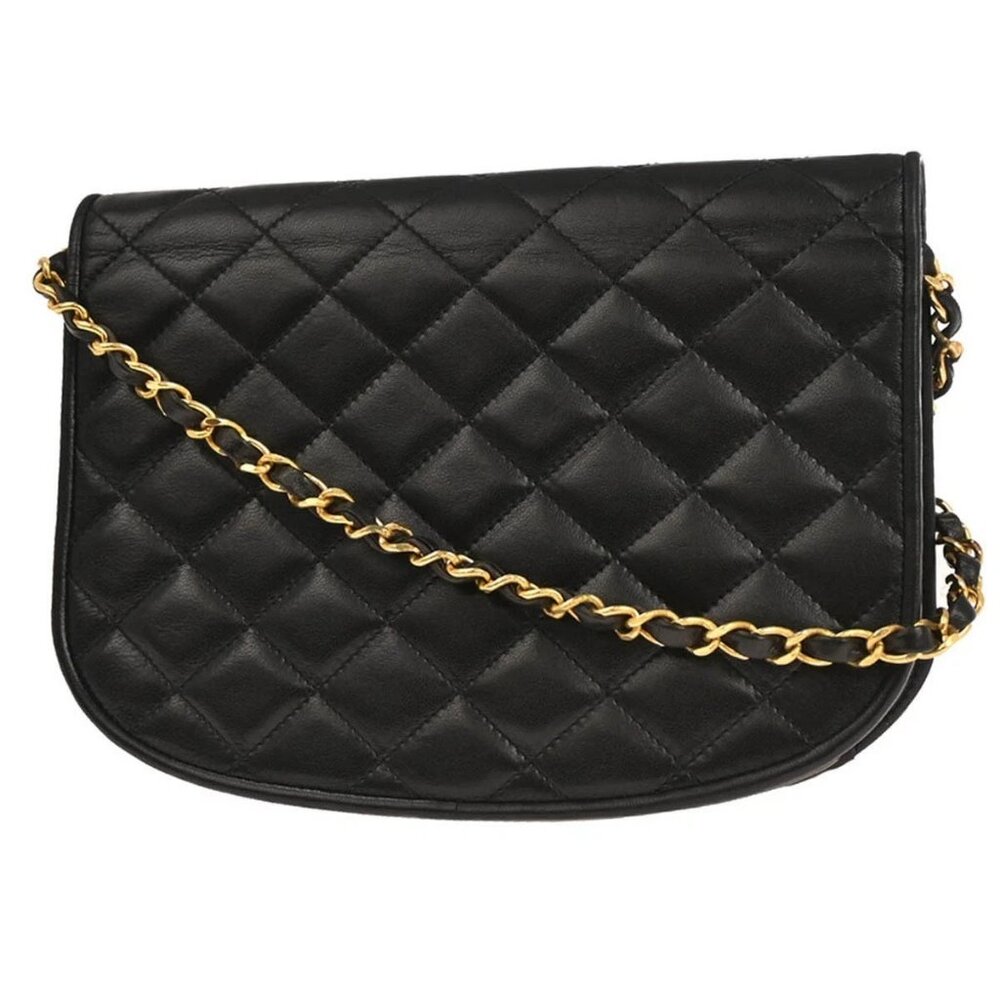 Chanel Black Lambskin Paris Shoulder Bag 155683 - Picture 2 of 10